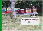 Registre d'élevage -edition Abeille & Nature - 17 euros